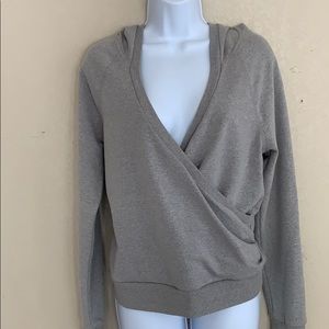 EUC Kyodan wrap hooded sweatshirt